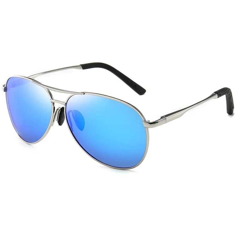 C7 Silver Ice Blue MYT_0252 авиационная рамка Metail поляризованные солнцезащитные очки мужские брендовые дизайнерские солнцезащитные очки женские Пилот мужские солнцезащитные очки для вождения - Цвет линз: C7 Silver Ice Blue