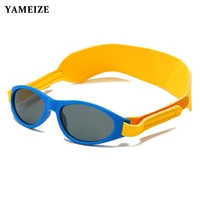 yameize kids sunglasses polarized with headband boys girls flexible sun glasses tr90 sun protection eyewear baby uv400 glasses