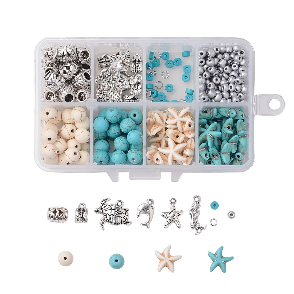 

Synthetic Turquoise Boxed Accessories DIY Turquoise Ornament Accessories Wholesale jewellery making supplies craft