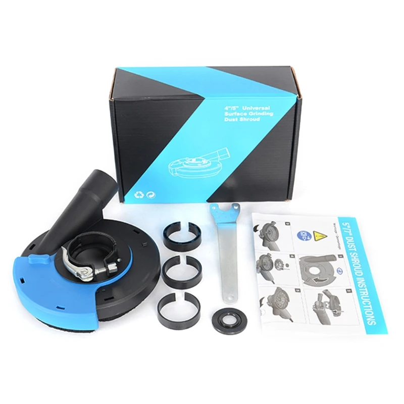 

Угловая шлифовальная машина, пылезащитный кожух 17 см/6,69 дюйма с зажимом инструменты для шайбы, Прямая поставка