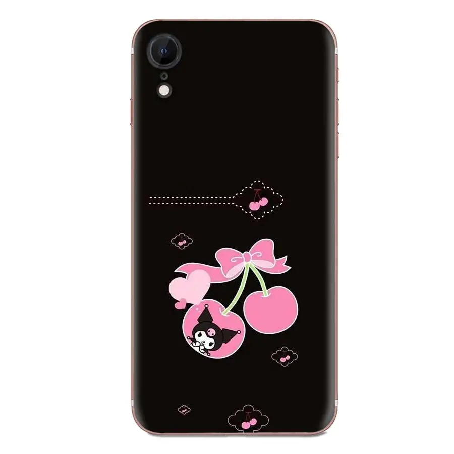 Чехлы из ТПУ кожи чехол Симпатичные Kuromi для Galaxy Note 10 A10E A10S A20S A30S A40S A50S A6S A70S A730 A8S M30S