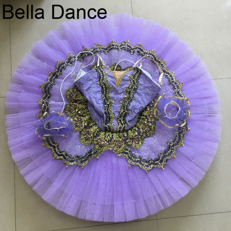 Professional Ballet Tutus Lilac Platter Stage Costume BT8941H Girls Classical Performance Ballerina Nucracker Tutu Kids | Тематическая