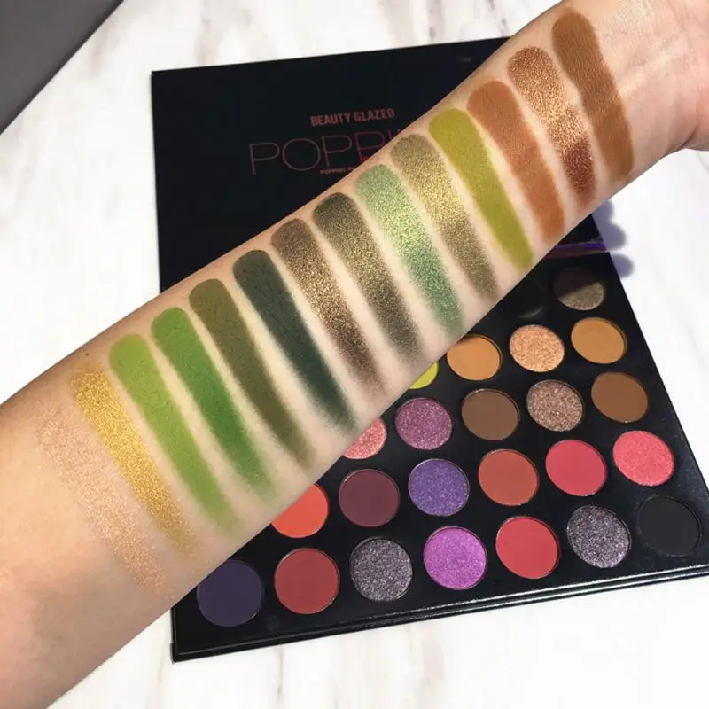 Beauty Glazed 35/18/16 оттенков матовые блестящие тени для век Палитра водостойкие
