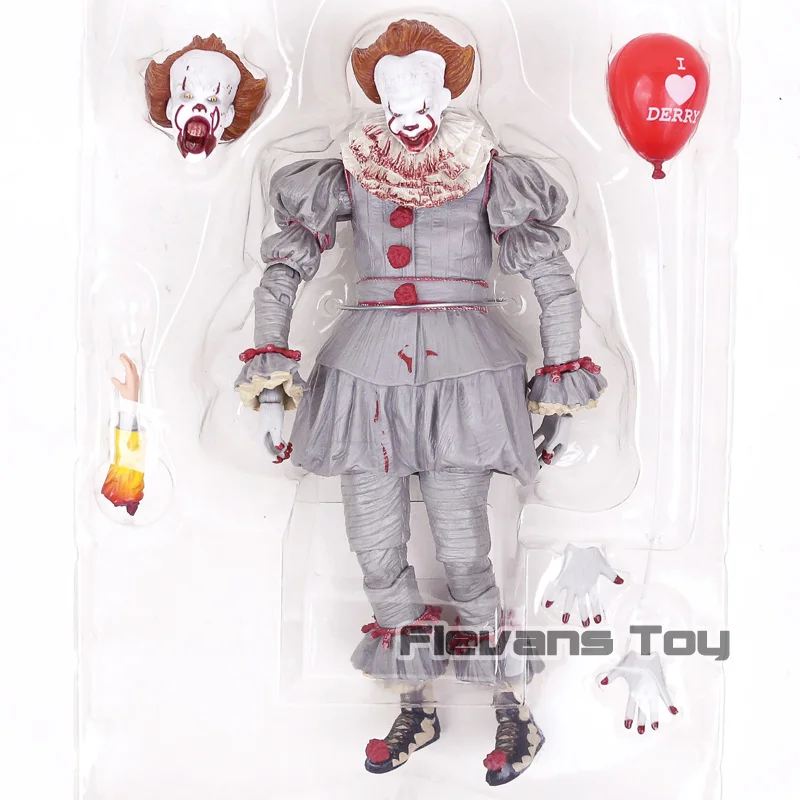 B no box NECA Стивен Кинг это Джокер специальная ограниченная версия. Pennywise ПВХ фигурка игрушки Brinquedos - Цвет: B no box