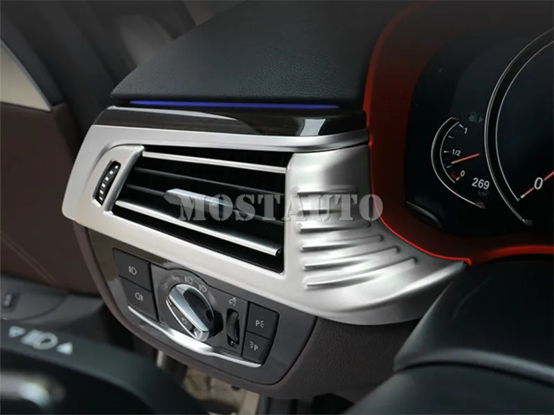 Для BMW 5 серия G30 G31 нержавеющая консоли сбоку устанавливаемое на вентиляционное