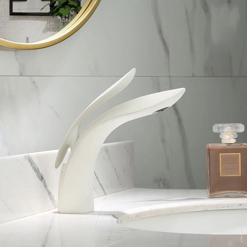 Смеситель для раковины смеситель в ванную комнату Черный Масляный латунный с