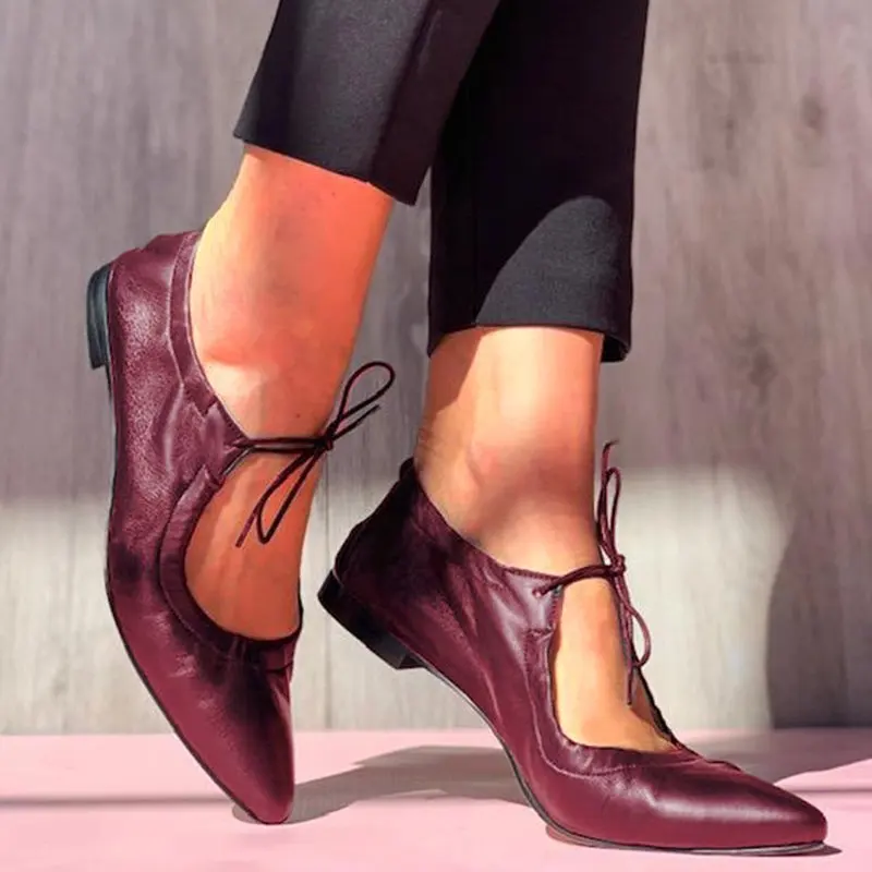 Женская обувь на плоской подошве новинка 2021 европейский стиль однотонная модная