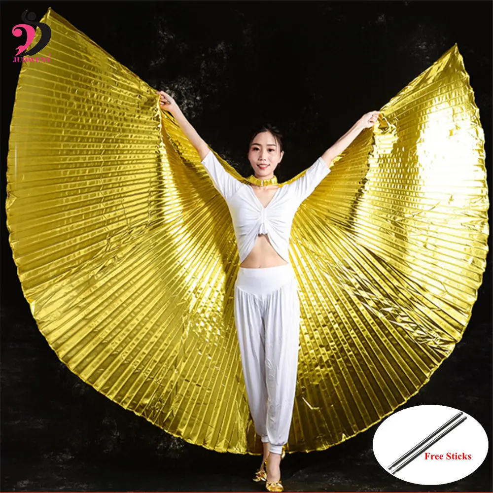 2020 танец живота Исиды крылья Болливуда восточные египетские костюм с палками