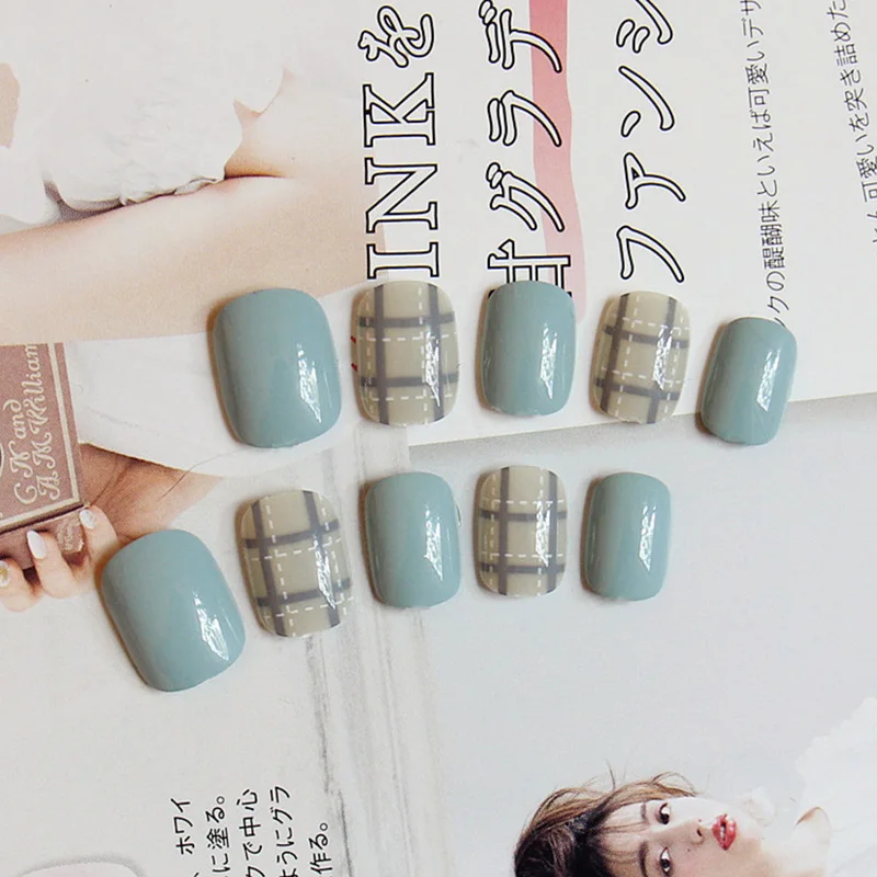 24 шт./компл. синего/серого цветов: Стиль DIY Искусство короткие искусственный мех