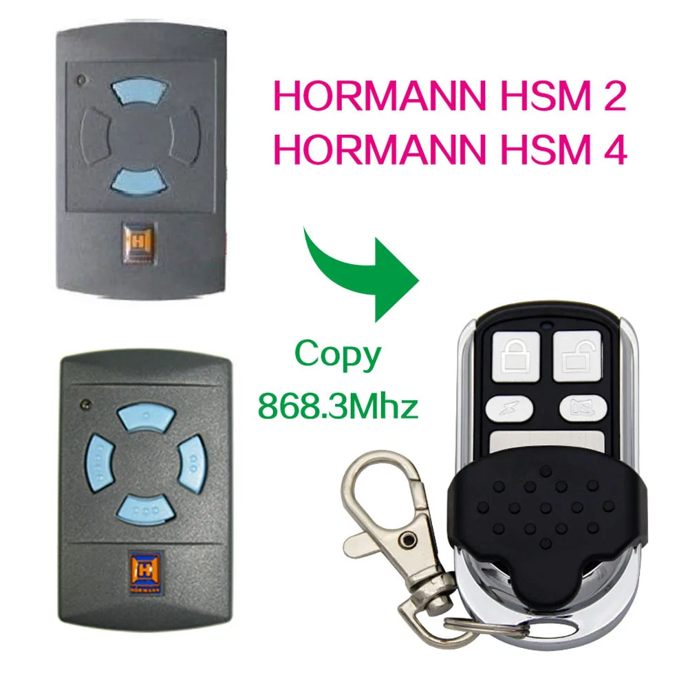 Пульт дистанционного управления Hormann HSM HSM2 hsm4 868 3 МГц для ворот гаража 2 4 пульт