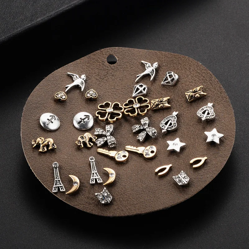 Женские винтажные серьги гвоздики в форме сердца креста животных разные стили с