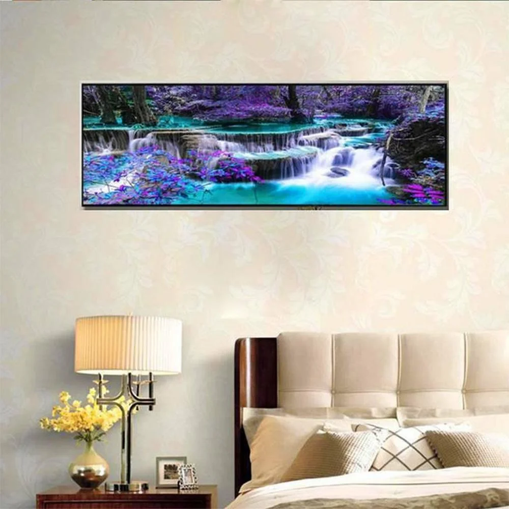 

Алмазная живопись пейзажа 5D "сделай сам", большие настенные художественные картины, ремесло, украшение для дома