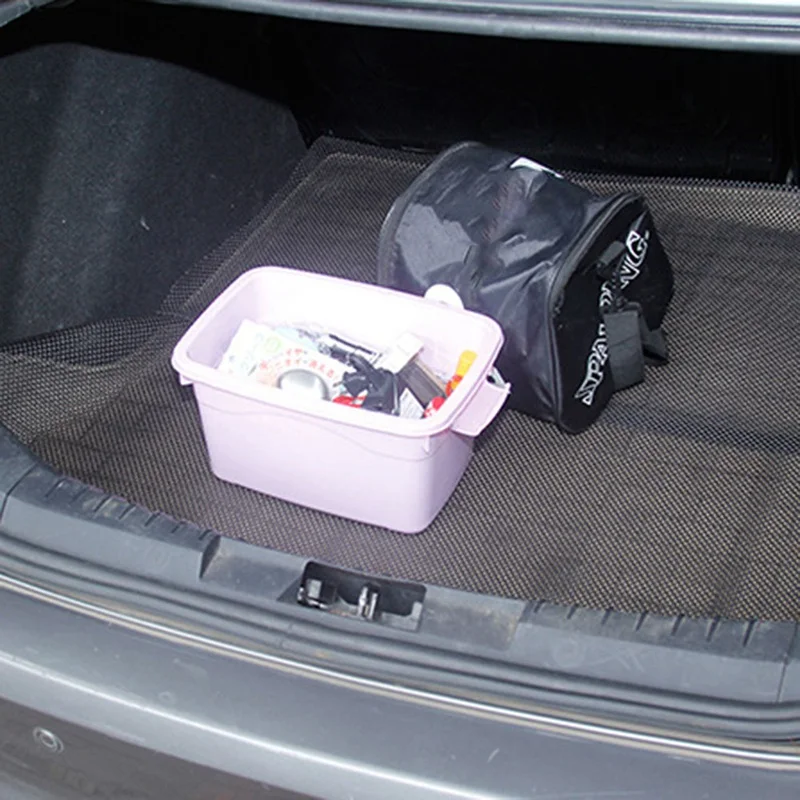 

Car / Home Anti Skid Mat Luggage Compartment Anti Skid/ Protective Mat Plastic Black Can Be Cut And Cleaned 120x100cm 1pc