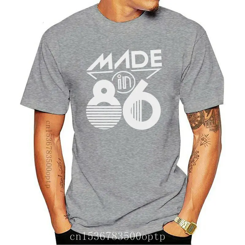 

Мужская футболка Threadrock, сделано в 1986 году, 30-й день рождения, подарок 86