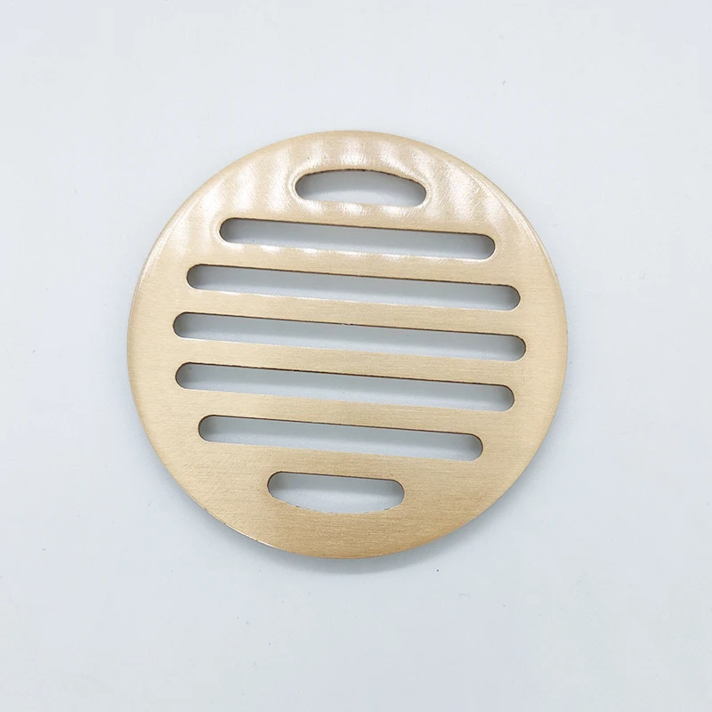 Латунный Слив для душа квадратный настил из нержавеющей стали ванной и кухни