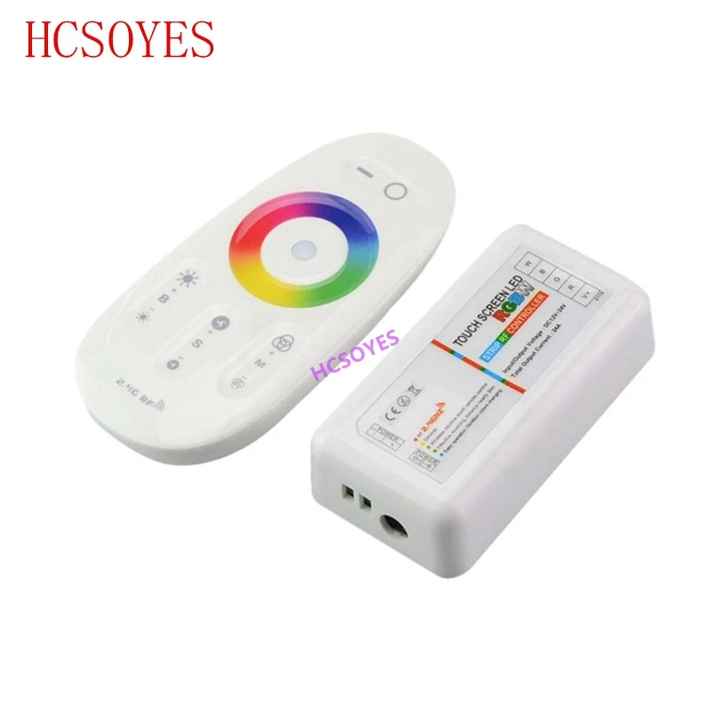 Светодиодный контроллер RGBW/RGB 12 В 24 постоянного тока сенсорный экран 2 4G DC12 24V 18A
