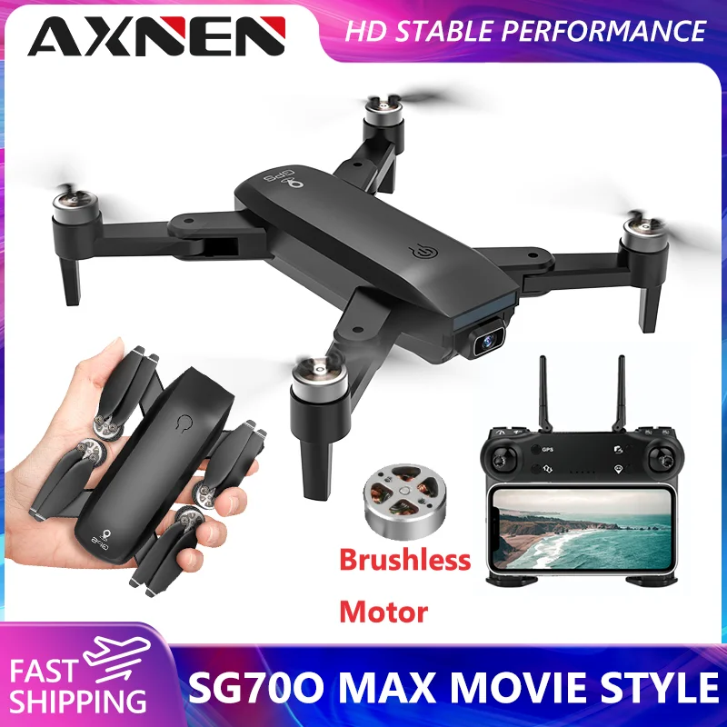 Профессиональный Квадрокоптер SG700 MAX с GPS и двойной камерой | Электроника