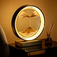 hourglass light luxury living room decoration home ornament creative lamp quicksand painting housewarming gifts birthday gift