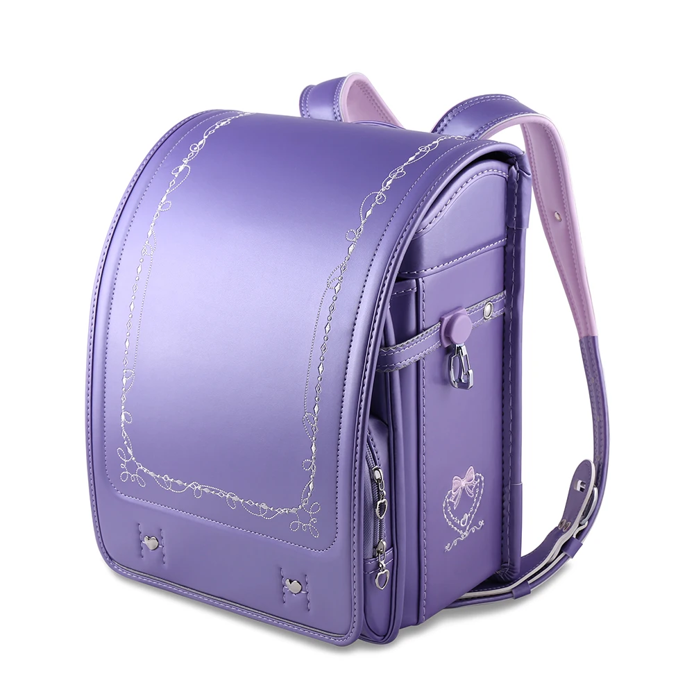 Рюкзак детский для девочек с цветочной вышивкой