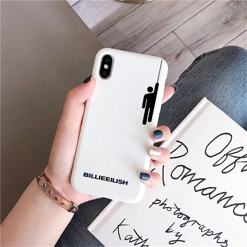 Чехол с логотипом Billie Eilish для samsung Galaxy Note 10 S10E S10 S9 S8 S7 S6 Plus Lite edge силиконовый чехол для телефона мягкий чехол - Цвет: Billie 7White
