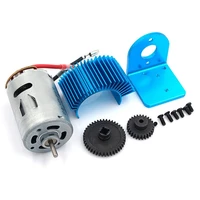 motor amount540 motor electric engine metal gear 27t reduction gear 42t rc car upgrade parts 118 wltoys a959 a969 a979 k929