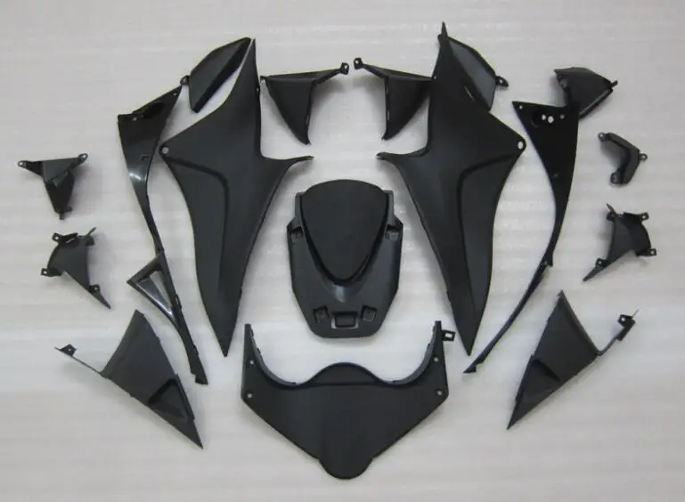Литья под давлением ABS Полный комплект обтекателя подходит для Honda CBR600RR 09, 10, 11, 12, F5 2009 2010 2011 2012 Обтекатели белого и черного цвета