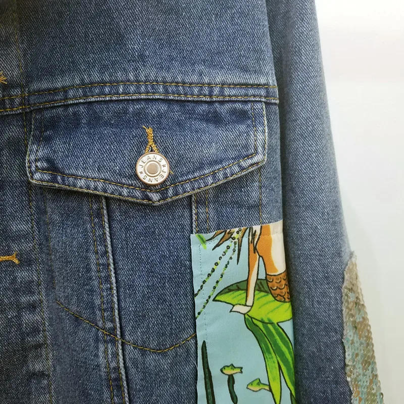 2020 весенняя одежда для девочек новый коллаж абстрактным узором расшитое