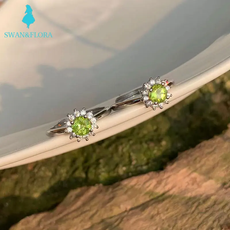 Натуральное женское кольцо olivine женский подарок | Украшения и аксессуары