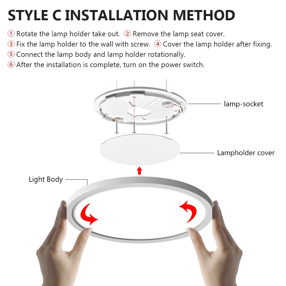 

24W 28W 38W Modern Lamp Fixture AC85-265V Living Room Round Super Thin LED Panel Light Ceiling Living Room Wall Lamp