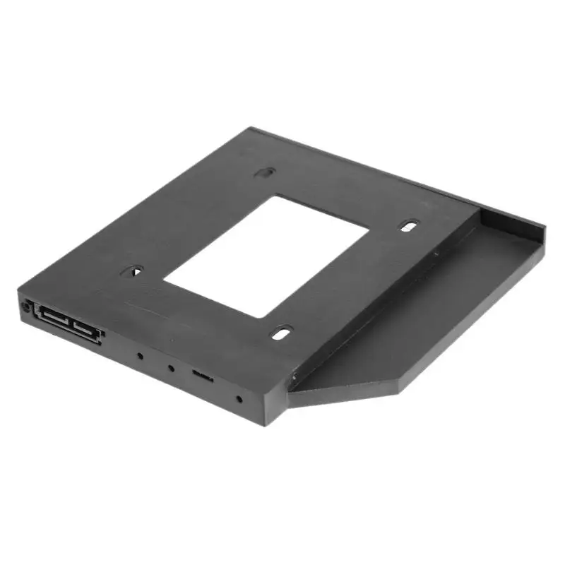 Алюминиевый пластиковый 12,7 мм для 2,5 дюйма SATA SSD корпус жесткого диска корпус отсека ноутбука cd-rom дисковый держатель
