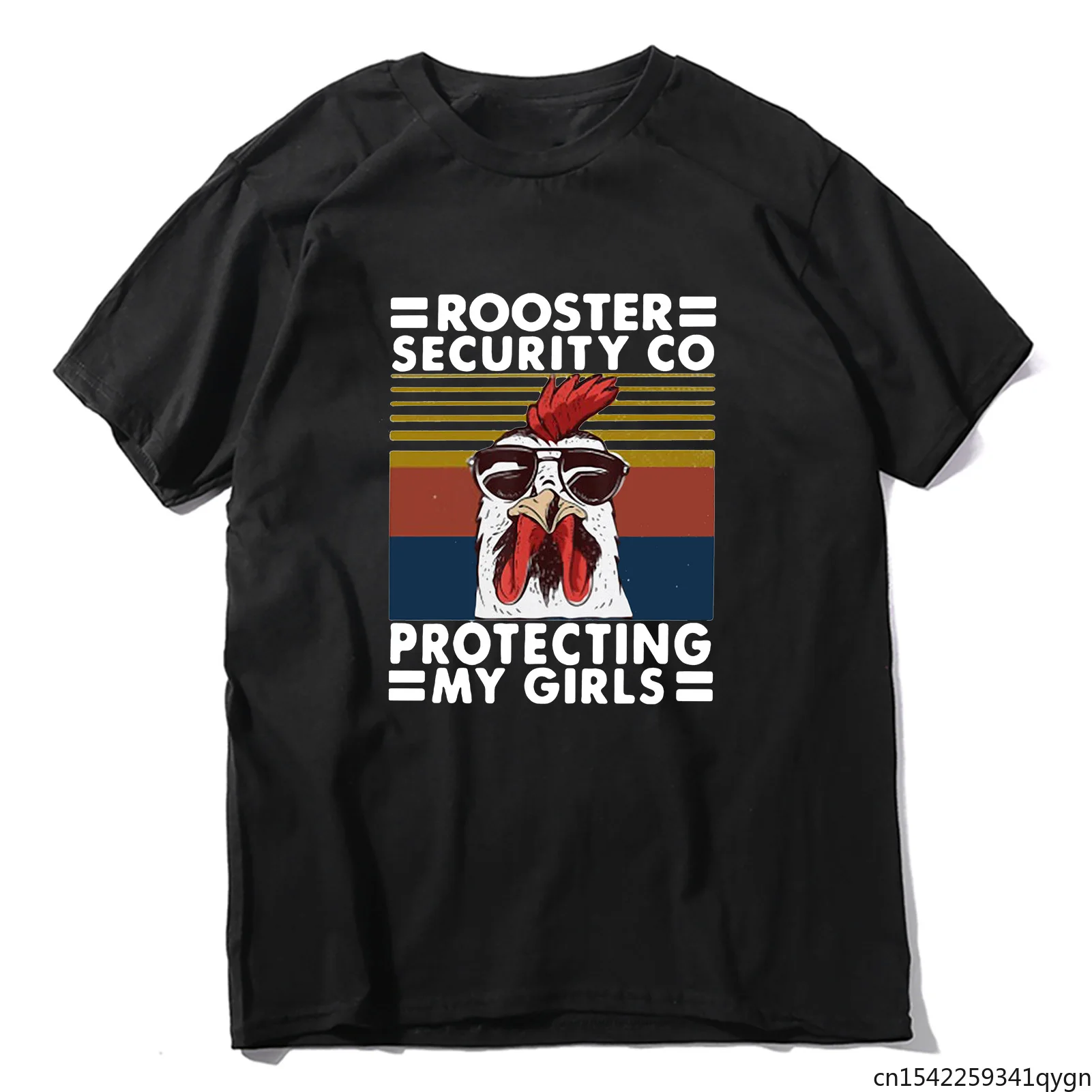 

Rooster Co Protecting My Girls Funny Saying Dad Shirt Men's Shirt Short Sleeve Funny Unisex T-Shirt Harajuku Tee