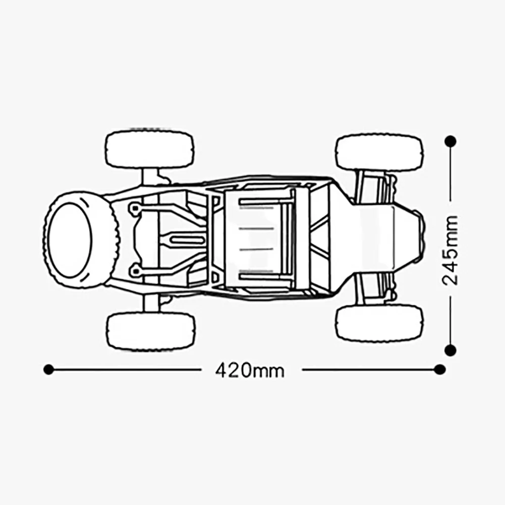 

Children toys 2.4G Remote Control Electric Car Electric Drive Climbing Truck Proportional Cross-country Car