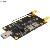 ngff m 2 key b to usb 3 0 adapter expansion card for 3g4g5g module m 2 wifi card with dual nano sim card slot 2 4g5g antenna
