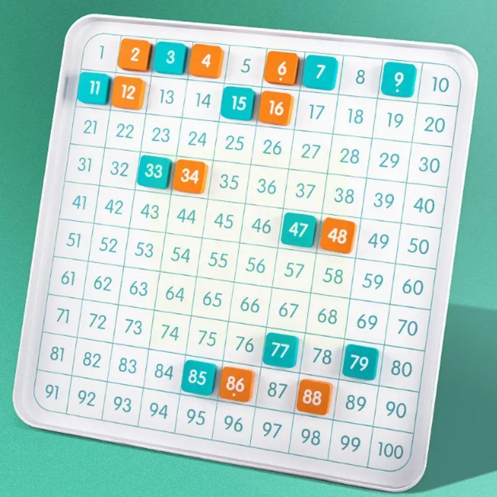 

Montessori Magnetic Hundred Number Board 1 To 100 Kids Toy Aid Math Montessori Teaching Aid Kindergarten Teaching V8k0