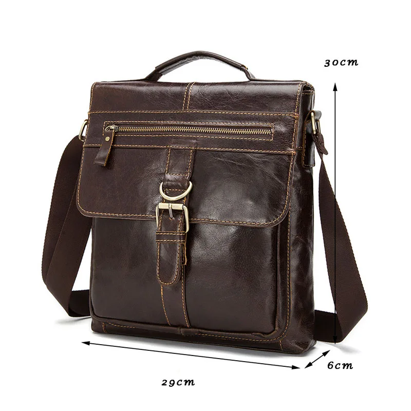 BOLEKE модные вместительные сумки мужские из натуральной кожи сумка мужская через