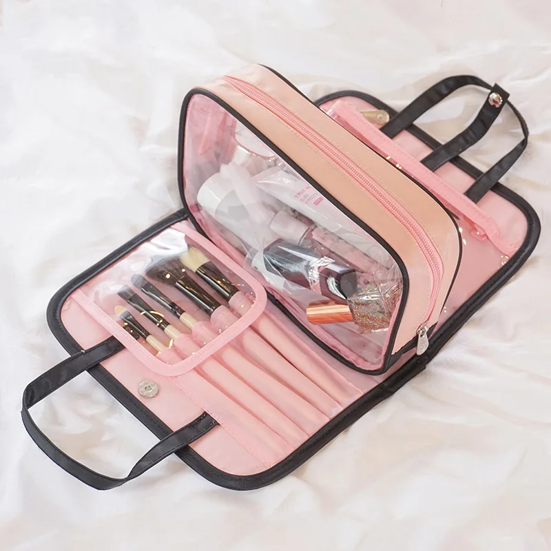 

Travel cosmetic bag Cubes Organizer Trip Luggage Waterproof Travel Bag for Women Pouch Case Suitcase Space Saver Package