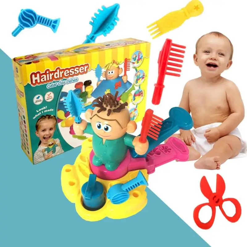 DIY Парикмахерская модель головоломка искусственная игрушка для детей подарок