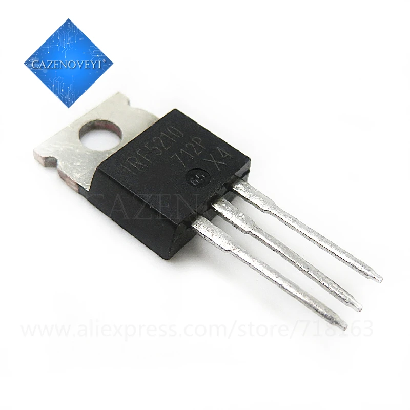 5pcs/lot IRF5210PBF IRF5210 TO-220 In Stock | Электронные компоненты и принадлежности