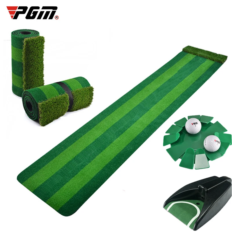 Satılık Kapalı Golf Vuruş Yeşil Golf Simüle Yeşil çim Golf Vuruş Mat Uygulama Battaniye Koyarak Fincan/Golf Topu Dönüş Cihazı