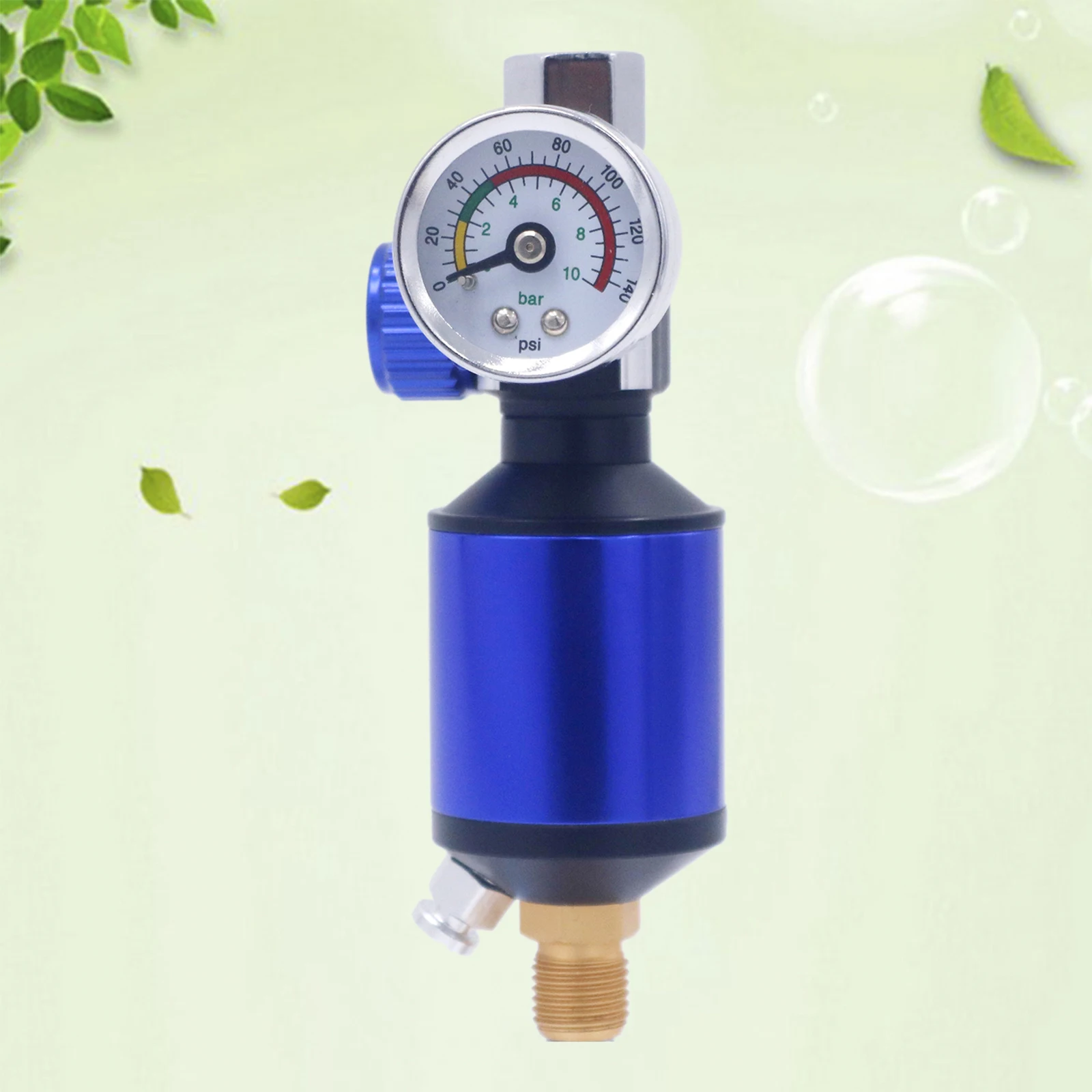 

Spray Gun Regulator Gauge with Air Filter Oil Water Separator Accessories Water Trap Filter Tools Paint Spray Gun Regulator