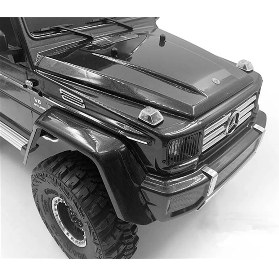 Металлическая бленда и защита крыла в сборе для TRAXXAS TRX 4 BENZ G500 пульт