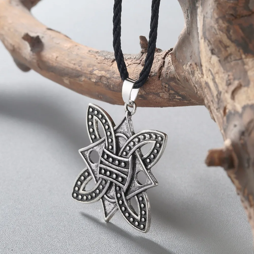 Чандлер Викинг Плетеный узел Норс бабочка кулон ожерелья для мужчин
