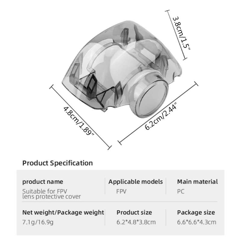 

New FPV Combination Stabilizer Protective Cover Lens Cover Anti-pollution, Dust-proof And Anti-drop Accessories