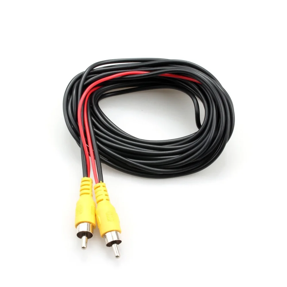 Удлинительный кабель RCA для парковочной камеры 6 м/8 м/10 задний вид автомобиля |