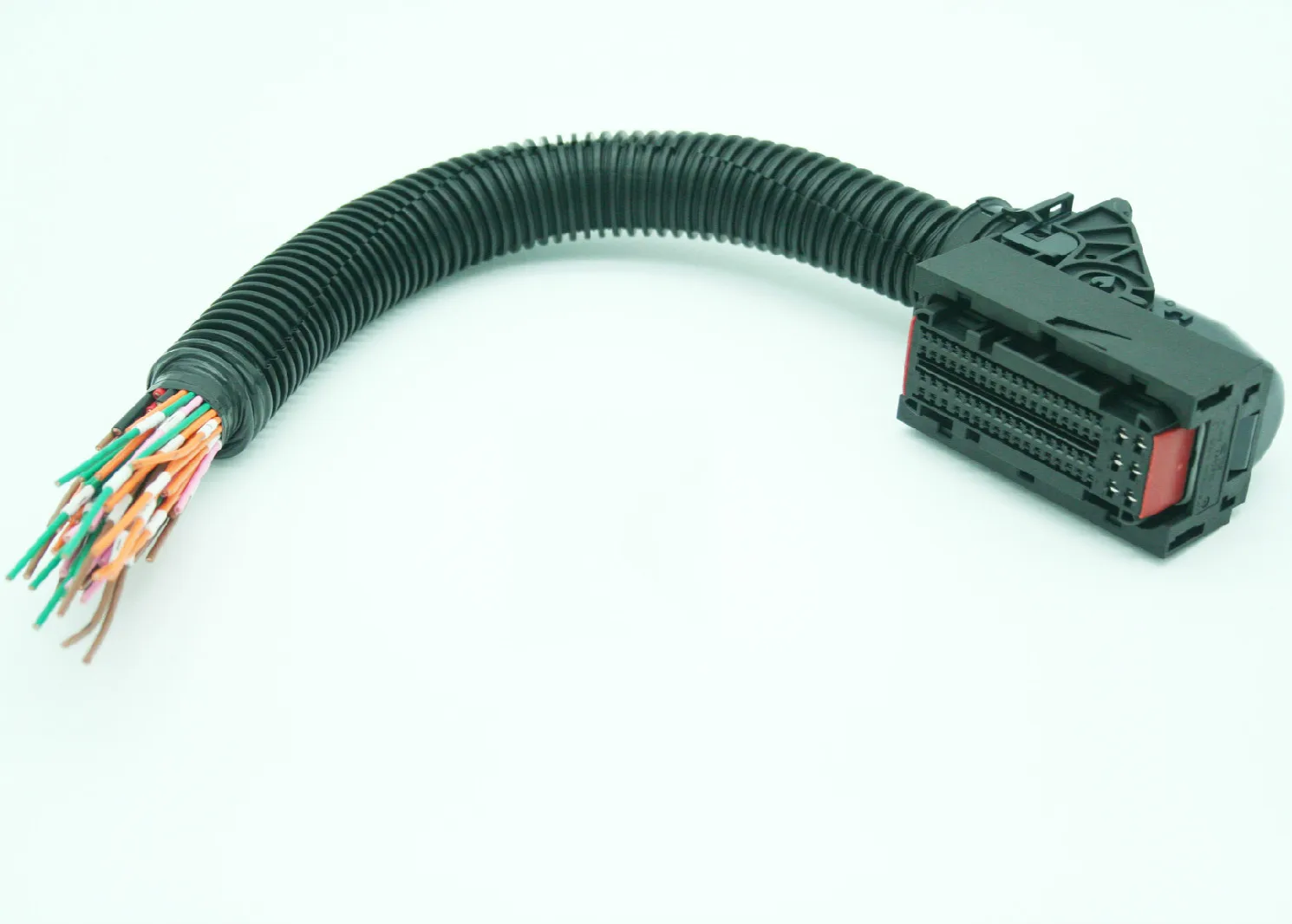 

76Pin Grey Black Independent computer board independent ECU plug connector with wire For Heavy Duty Truck