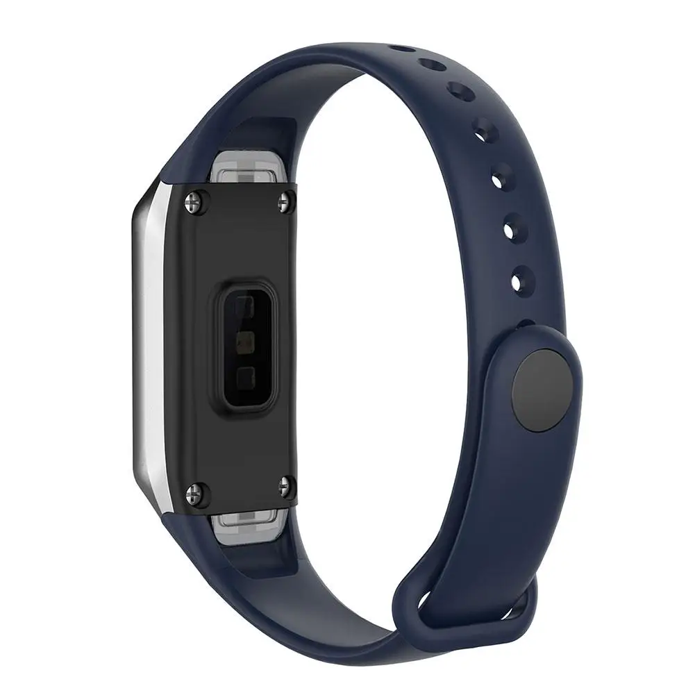 Dark Blue Сменный ремешок для браслета для samsung Galaxy Fit SM-R370 многоцветные силиконовые ремешки для часов - Цвет ремешка: Dark Blue