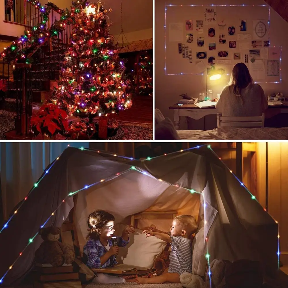 

QIFU Christmas Solar String Lights Merry Christmas Decor for Home Outdoor Navidad 2020 Chrismtas Ornaments Xmas Gifts New Year