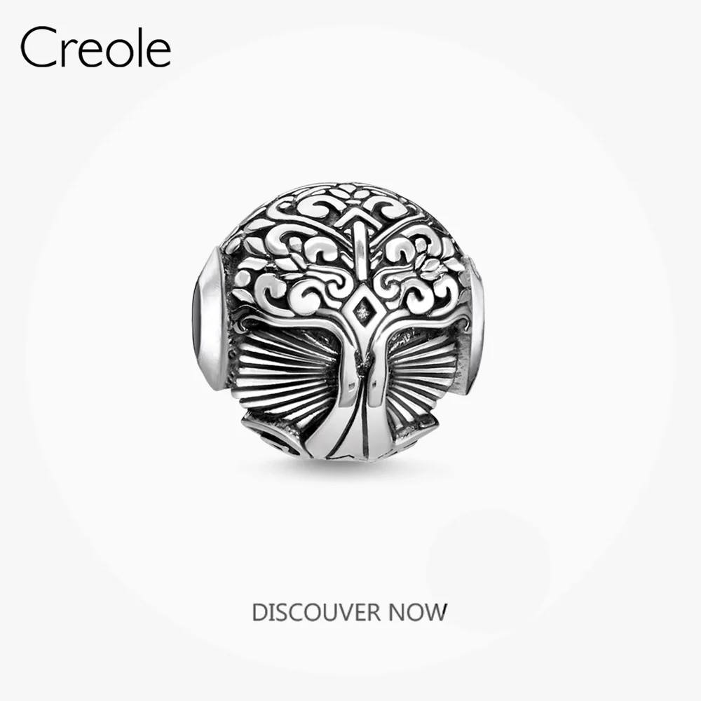 Почерневшие бусины дерева новинка зимы 2019 Стерлинговое Серебро 925 пробы баланс