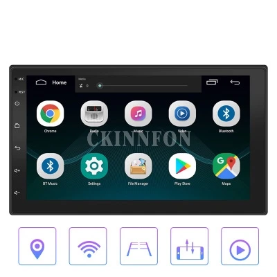 

5 шт./лот Android 8,1 Bluetooth 7-дюймовый автомобильный стерео MP5-плеер GPS-навигация WiFi AUX USB FM-радио приемник в головке приборной панели