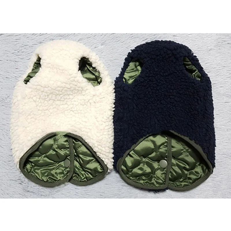 

Winter Dog Clothes Corduroy Plush Coat Send Scarf Thickened Pet Cotton Clothes for Small Medium Puppy Dog Chihuahua